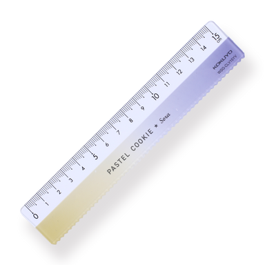 Kokuyo Aluminum Folding Ruler - 15/30 cm - Silver — Stationery Pal