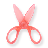 Kokuyo Pastel Cookie Scissors - Red - Stationery Pal