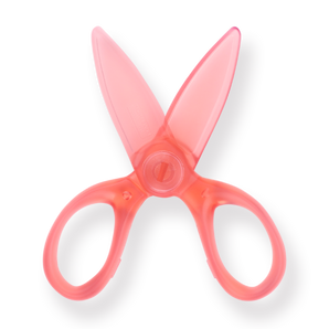 Kokuyo Pastel Cookie Scissors - Red - Stationery Pal