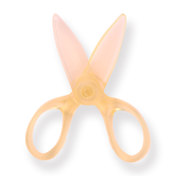 Kokuyo Pastel Cookie Scissors - Yellow - Stationery Pal