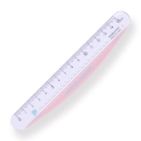 Kokuyo Pastel Planet Ruler - 15 cm - Pink - Stationery Pal