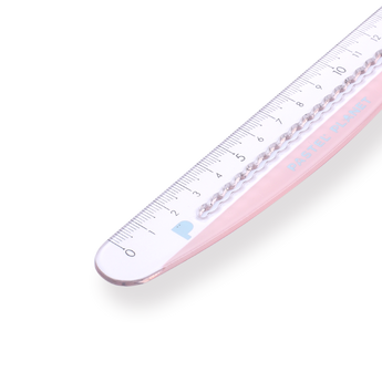 Kokuyo Pastel Planet Ruler - 15 cm - Pink - Stationery Pal