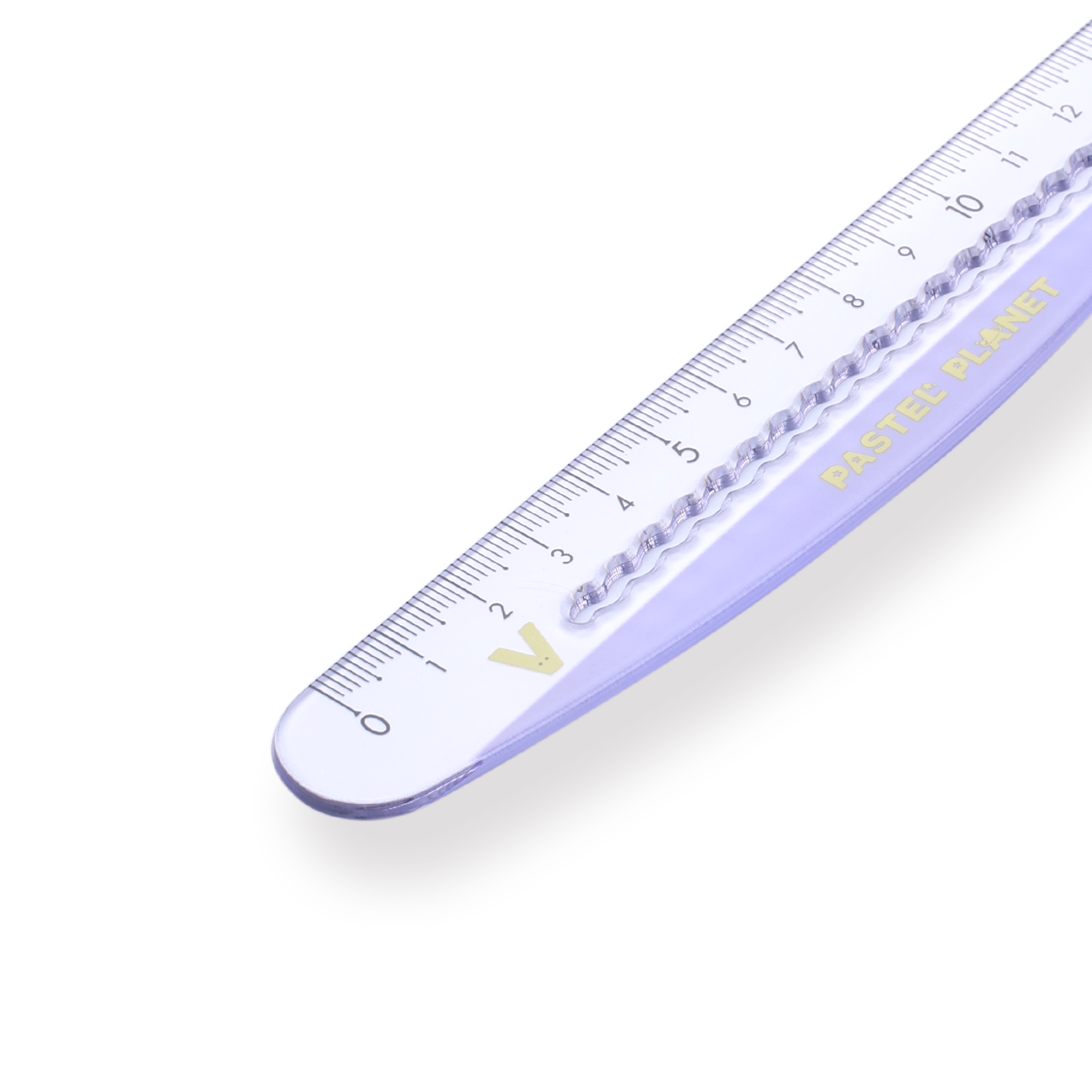 Reading Ruler Purple Kokuyo Pastel Planet Ruler - 15 cm - Purple – Stationery Pal