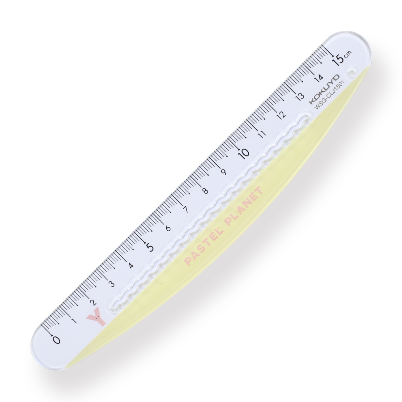 Kokuyo Pastel Planet Ruler - 15 cm - Yellow – Stationery Pal