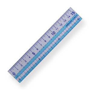 Kokuyo Ruler - 15 cm - Blue