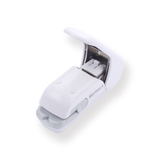 Kokuyo SLN-MPH105 Harinacs Press Stapleless Stapler - White - Stationery Pal