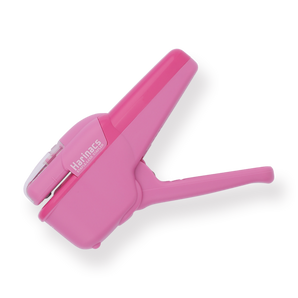 Kokuyo SLN-MSH110 Harinacs Stapleless Stapler - Pink - Stationery Pal