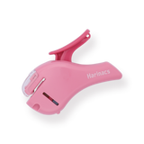 Kokuyo SLN-MSH305 Harinacs Stapleless Stapler - Compact Alpha - Pink - Stationery Pal