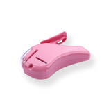 Kokuyo SLN-MSH305 Harinacs Stapleless Stapler - Compact Alpha - Pink - Stationery Pal