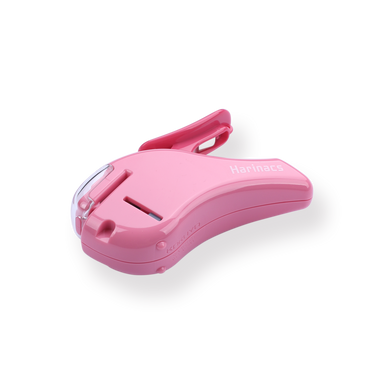 Kokuyo SLN-MSH305 Harinacs Stapleless Stapler - Compact Alpha - Pink