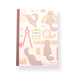 Kokuyo x Bungu Neko Notebook - A5 - 8 mm Ruled - Brown - Stationery Pal