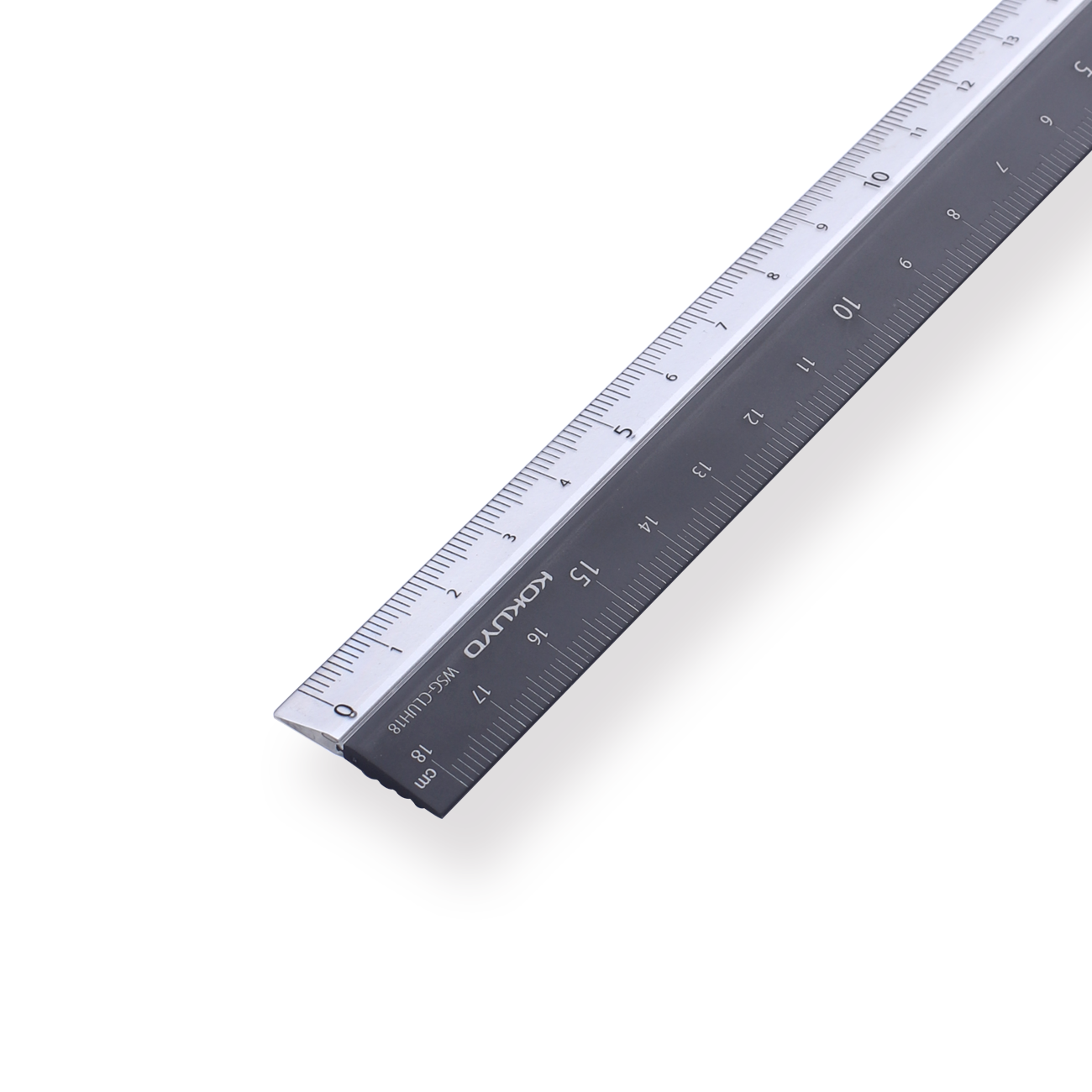 Pc Solid Shift Ruler Kokuyo Urban Monochrome PC Aluminum Ruler - 18 cm - Black – Stationery Pal