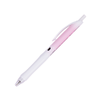 Kokuyo viviDRY Pastel Cookie Layered Retractable Gel Pen - 0.5mm - Black Ink - Pink Body - Stationery Pal