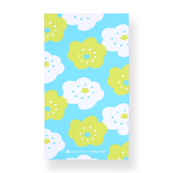 Kokuyo x SOU・SOU Notebook - B6 - 4 mm Grid - Flower - Stationery Pal