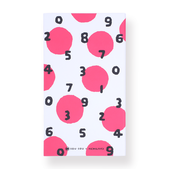 Kokuyo x SOU・SOU Notebook - B6 - 4 mm Grid - Number - Stationery Pal