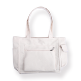 Korean Simple Tote Bag - Beige - Stationery Pal