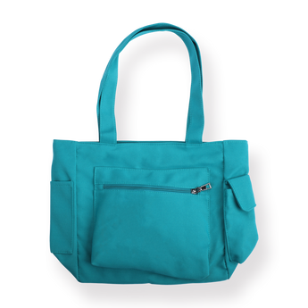 Korean Simple Tote Bag - Green - Stationery Pal