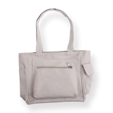 Korean Simple Tote Bag - Khaki - Stationery Pal