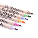 Kuretake ZIG Brushables Brush Pen - 6 Color Bright Set - Stationery Pal