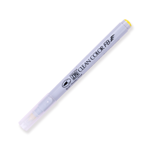 Kuretake ZIG Clean Color FB Felt Tip Brush Pen - 12 Color Set - Bright - Stationery Pal