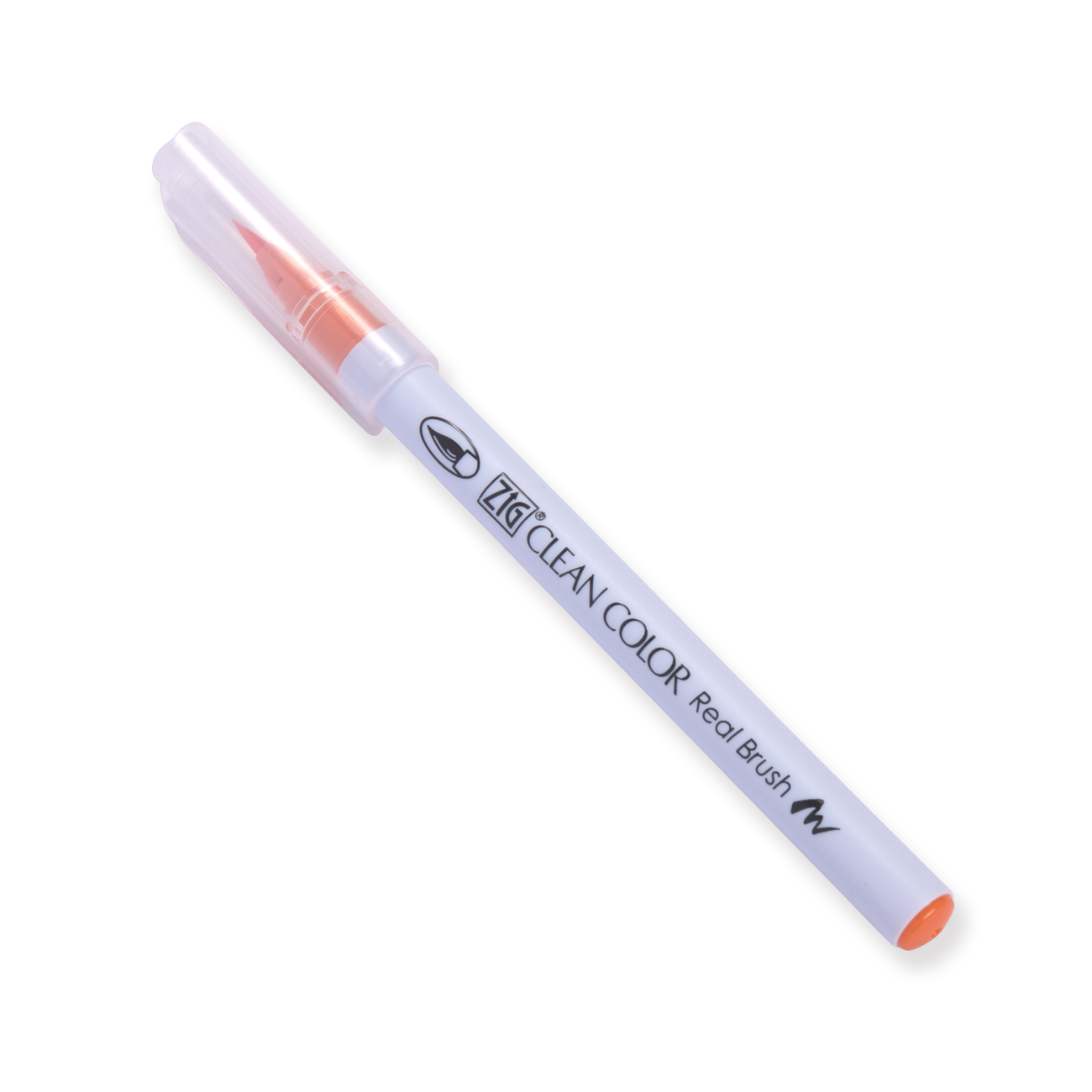 Kuretake ZIG Clean Color Real Brush Pen - Orange - 070