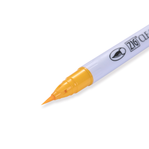 Kuretake ZIG Clean Color Real Brush Pen - Yellow - 050