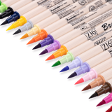 Kuretake Zig Brushables Brush Pen - 24 Colors Set - Stationery Pal