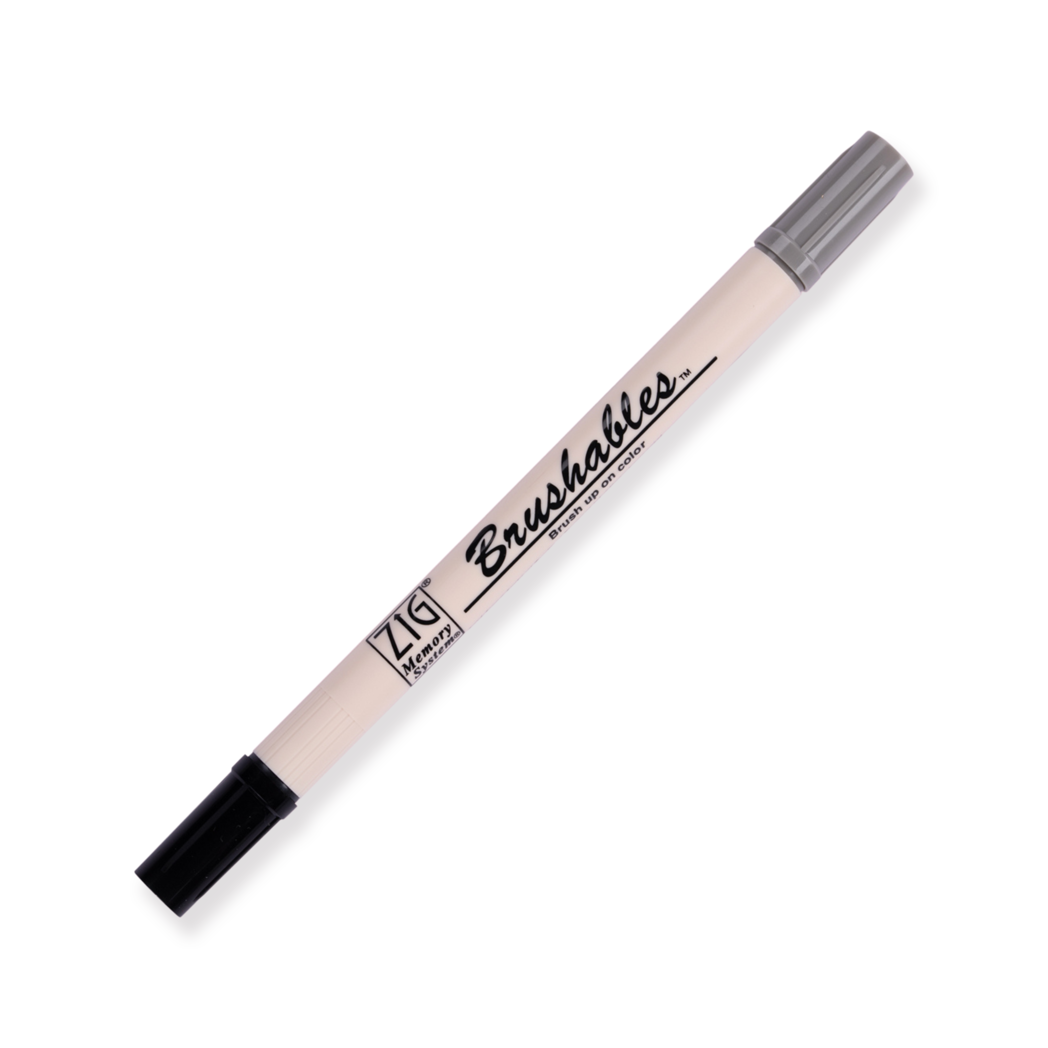 Kuretake Zig Brushables Brush Pen - Juego de 4 colores negro
