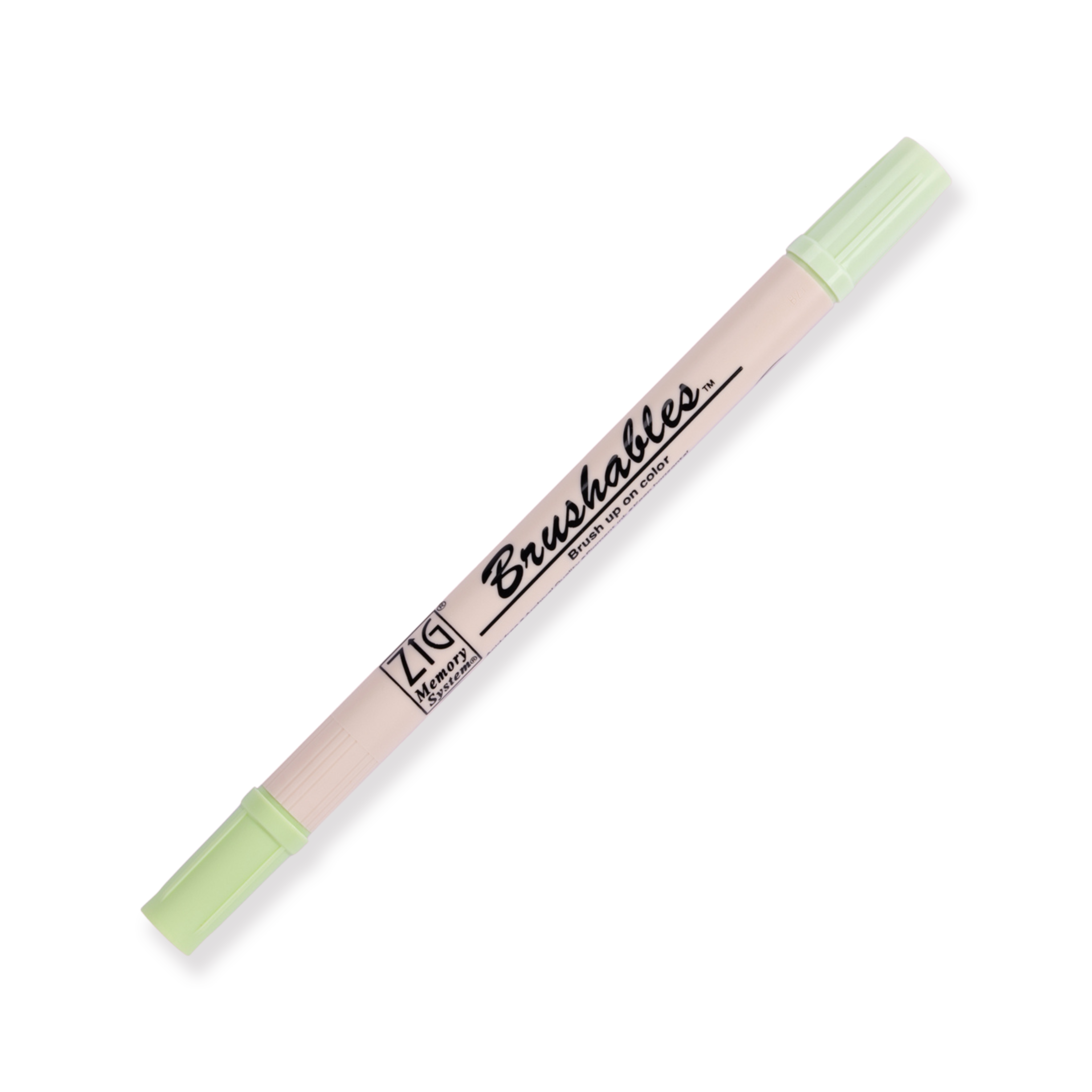 Kuretake Zig Brushables Brush Pen - Juego de 4 colores verde