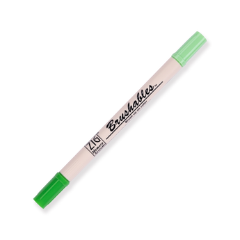 Kuretake Zig Brushables Brush Pen - 4 Colors Green Set - Stationery Pal