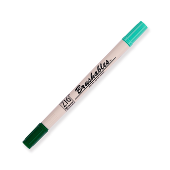 Kuretake Zig Brushables Brush Pen - 4 Colors Green Set - Stationery Pal