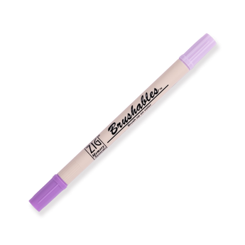 Kuretake Zig Brushables Brush Pen - 4 Colors Purple Set - Stationery Pal