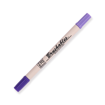 Kuretake Zig Brushables Brush Pen - 4 Colors Purple Set - Stationery Pal