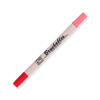 Kuretake Zig Brushables Brush Pen - 4 Colors Red Set - Stationery Pal