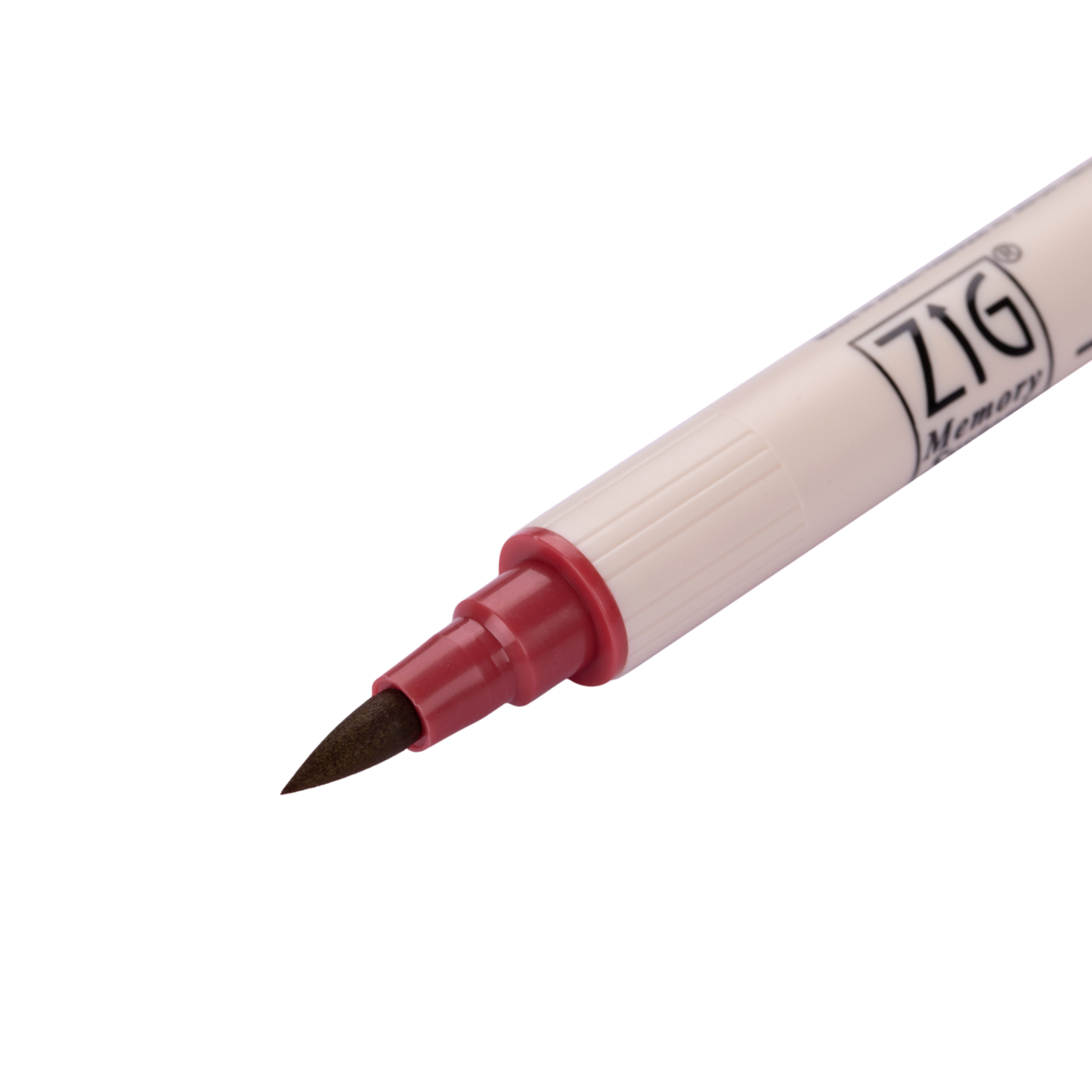 Kuretake Zig Brushables Brush Pen - Antique Burgundy 203