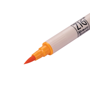 Kuretake Zig Brushables Brush Pen - Apricot 052 - Stationery Pal