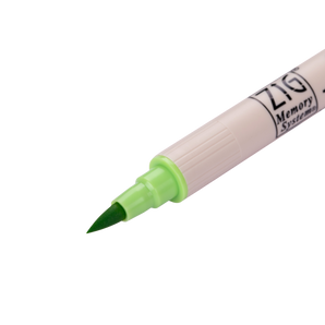 Kuretake Zig Brushables Brush Pen - Kiwi 402 - Stationery Pal