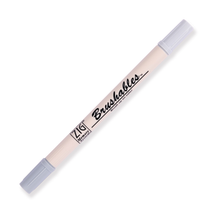 Kuretake Zig Brushables Brush Pen - Platinum 091 - Stationery Pal