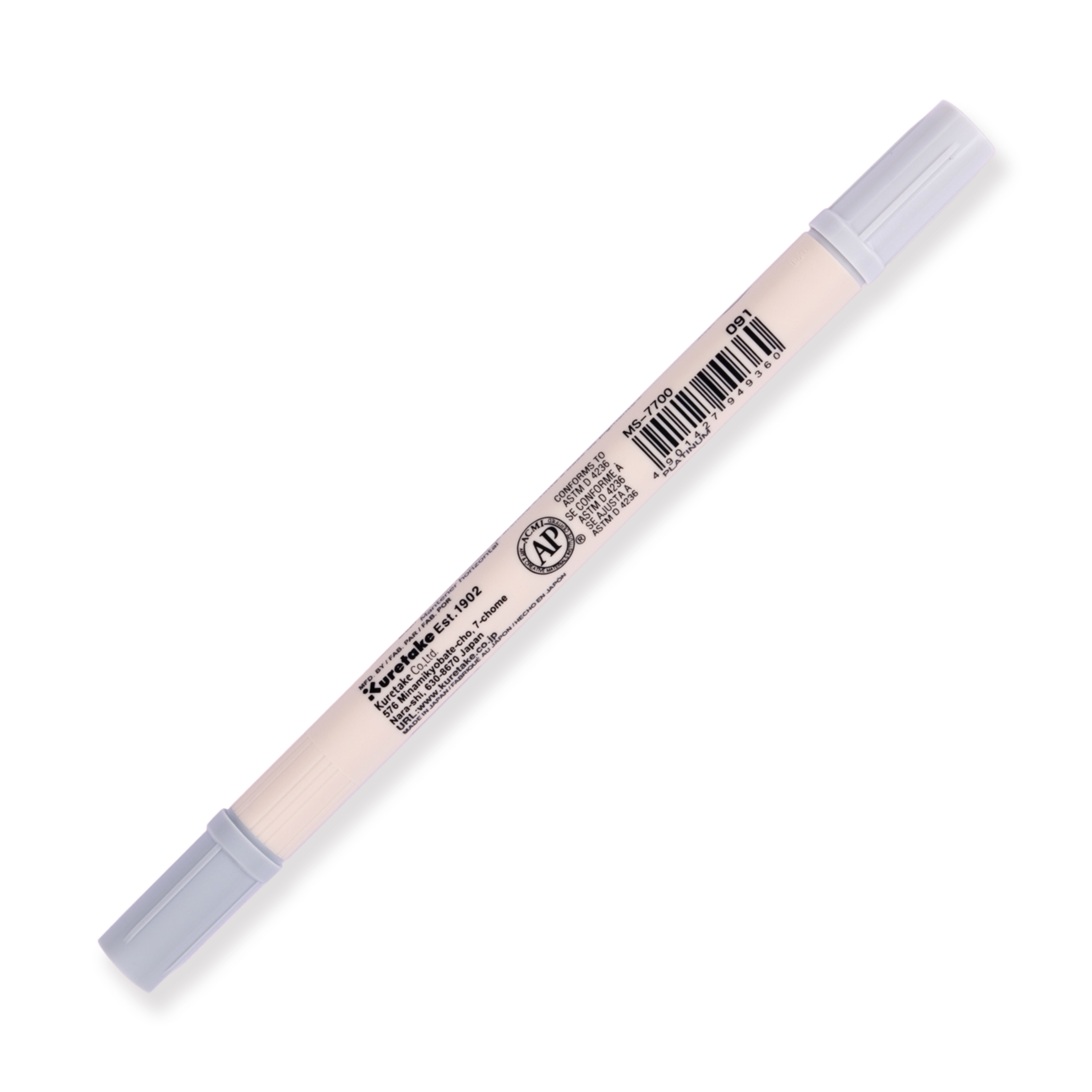 Kuretake Zig Brushables Brush Pen - Platinum 091