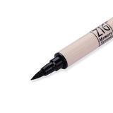 Kuretake Zig Brushables Brush Pen - Pure Black 010 - Stationery Pal