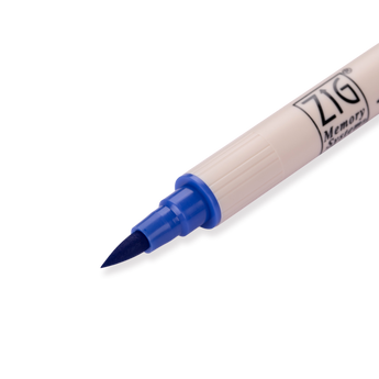 Kuretake Zig Brushables Brush Pen - Pure Blue 030 - Stationery Pal