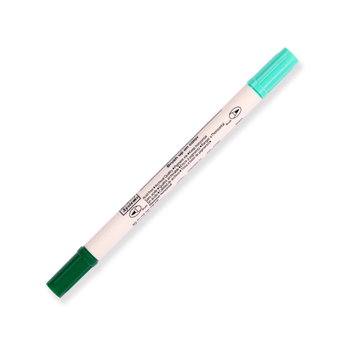 Kuretake Zig Brushables Brush Pen - Pure Green 040 - Stationery Pal