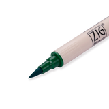 Kuretake Zig Brushables Brush Pen - Pure Green 040 - Stationery Pal