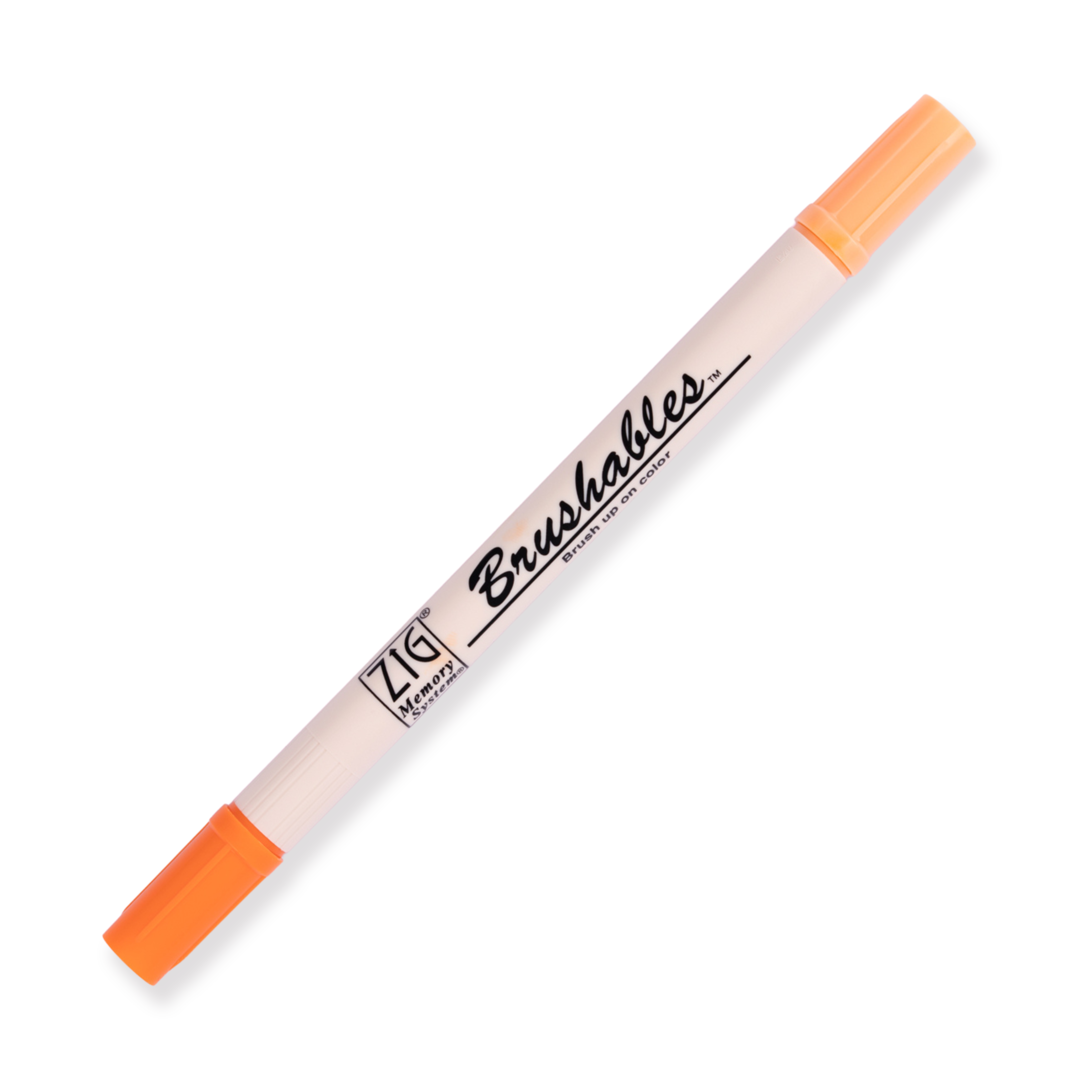 Kuretake Zig Brushables Brush Pen - Pure Orange 070