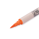 Kuretake Zig Brushables Brush Pen - Pure Orange 070 - Stationery Pal