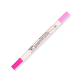 Kuretake Zig Brushables Brush Pen - Pure Pink 025 - Stationery Pal