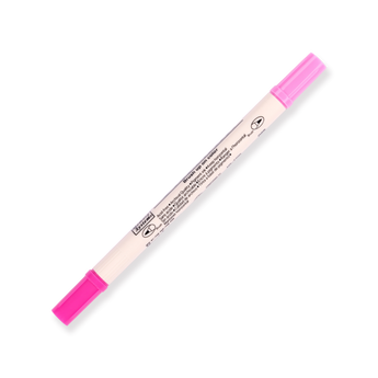 Kuretake Zig Brushables Brush Pen - Pure Pink 025 - Stationery Pal