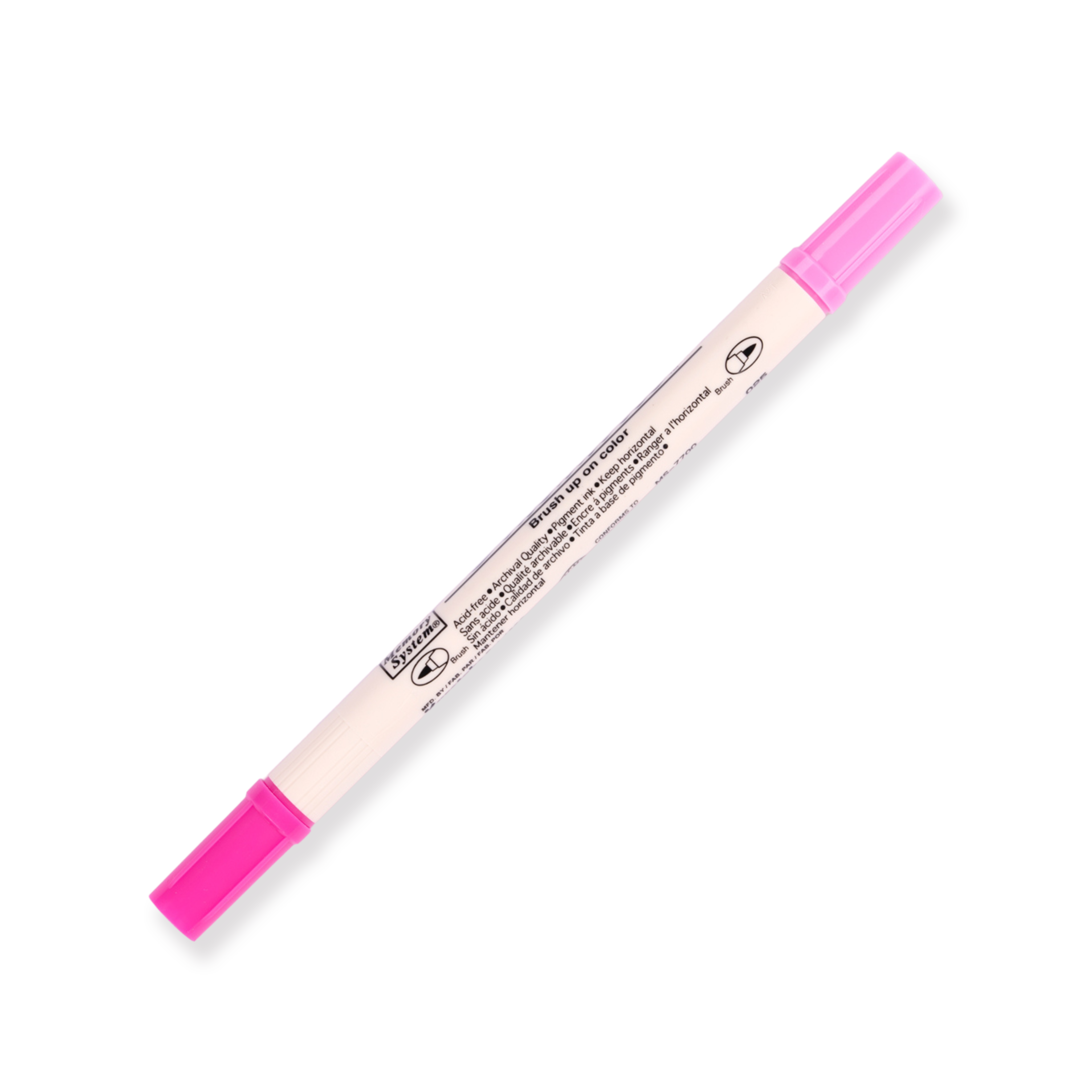 Kuretake Zig Brushables Brush Pen - Pure Pink 025