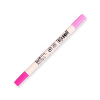 Kuretake Zig Brushables Brush Pen - Pure Pink 025 - Stationery Pal