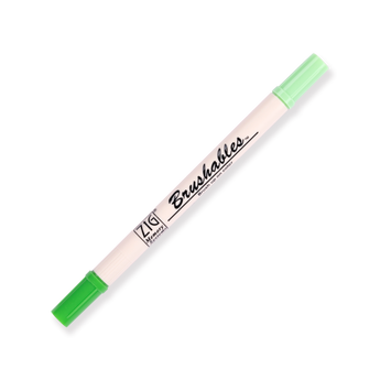 Kuretake Zig Brushables Brush Pen - Spring Green 047 - Stationery Pal